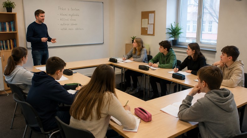 Přípravný kurz pro 7. třídu – český jazyk