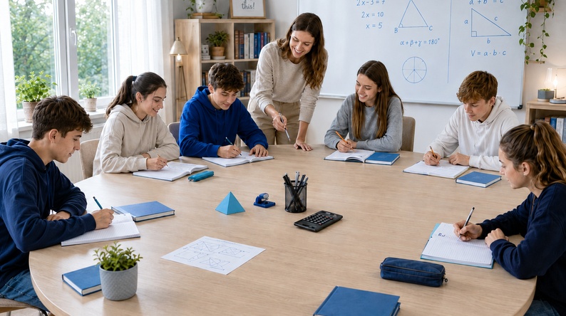 Přípravný kurz z matematiky v Dolanech pro žáky 9. tříd
